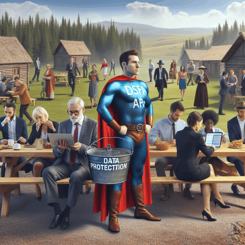 Un article ludique présentant les différents acteurs du RGPD comme des super-hér - RGPD, super-héros, protection des données