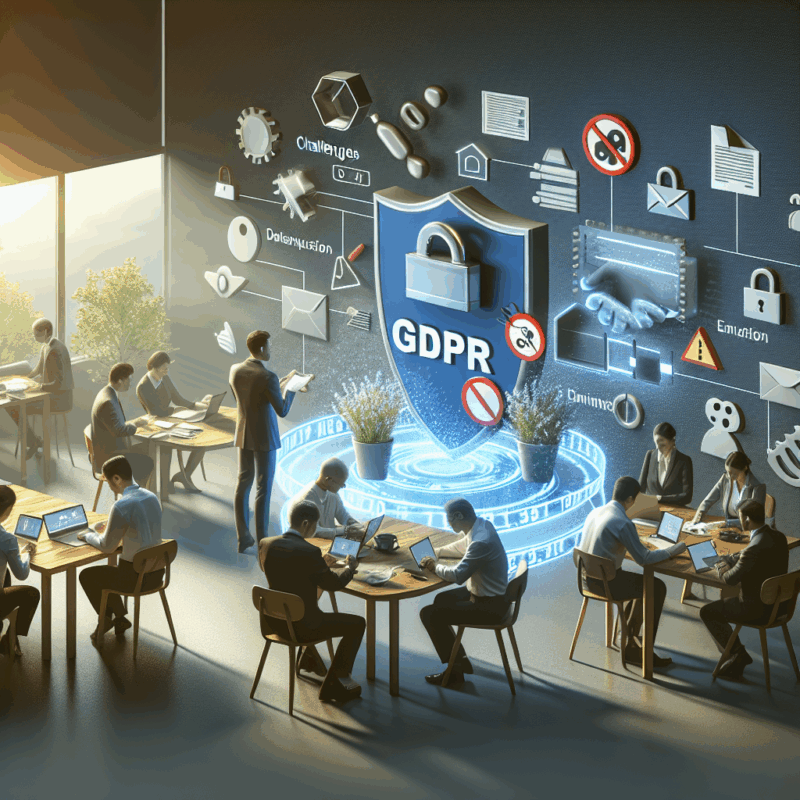 Une analyse des défis et des solutions pour respecter le RGPD en télétravail, le - RGPD, télétravail, protection des données